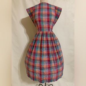Vintage Madras Dress